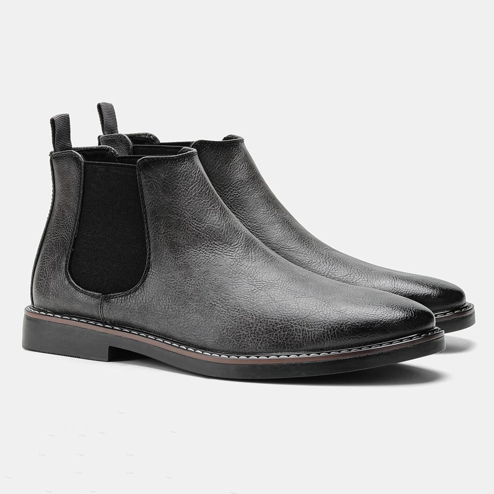 Wayne™ | Timeless Leather Chelsea Boots