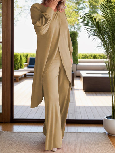 Lunara – Slit Neck Lounge Set