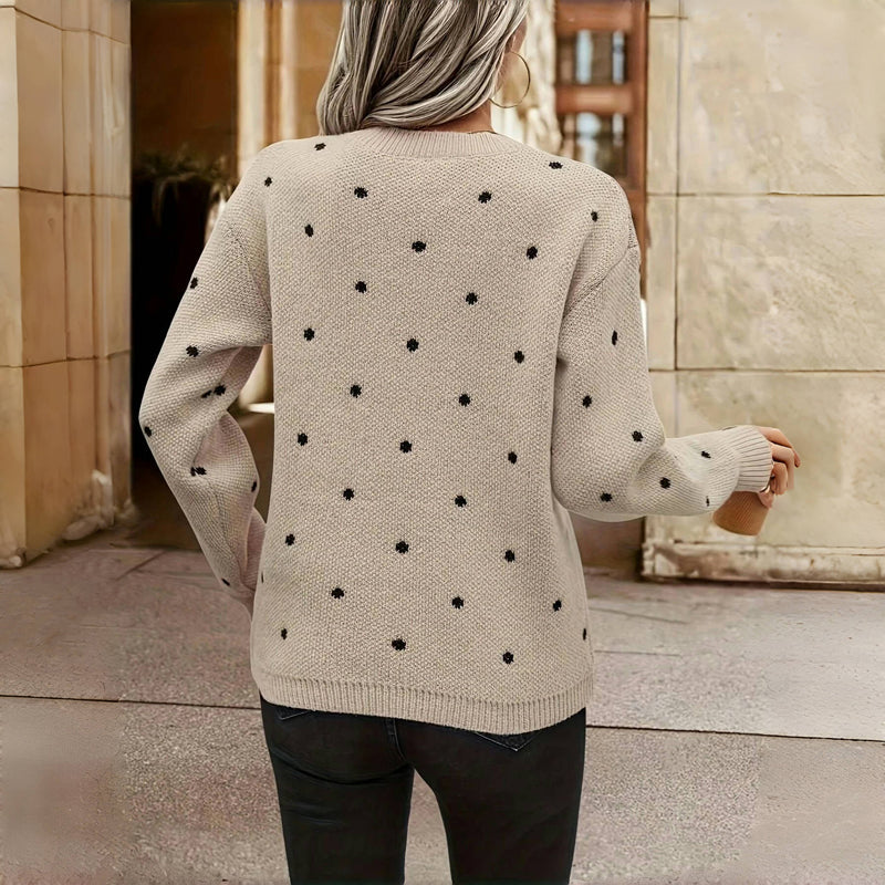 Dalira™ Polka Dot Sweater