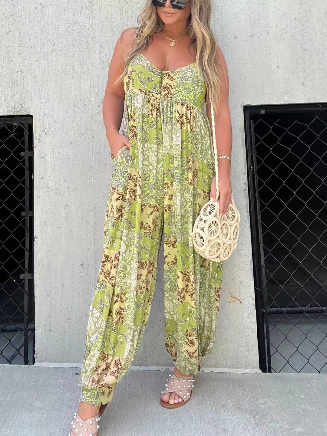 FlowEase™ Printed Jumpsuit