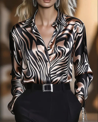 Elanora™ | Elegant Printed Shirt