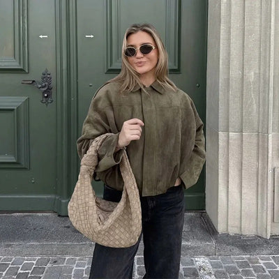 Milan Suede Bomber Jacket