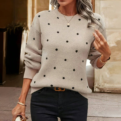 Dalira™ Polka Dot Sweater