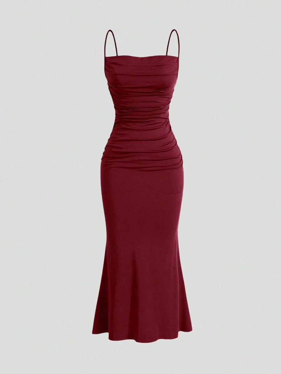 Elegant Spaghetti Strap Maxi