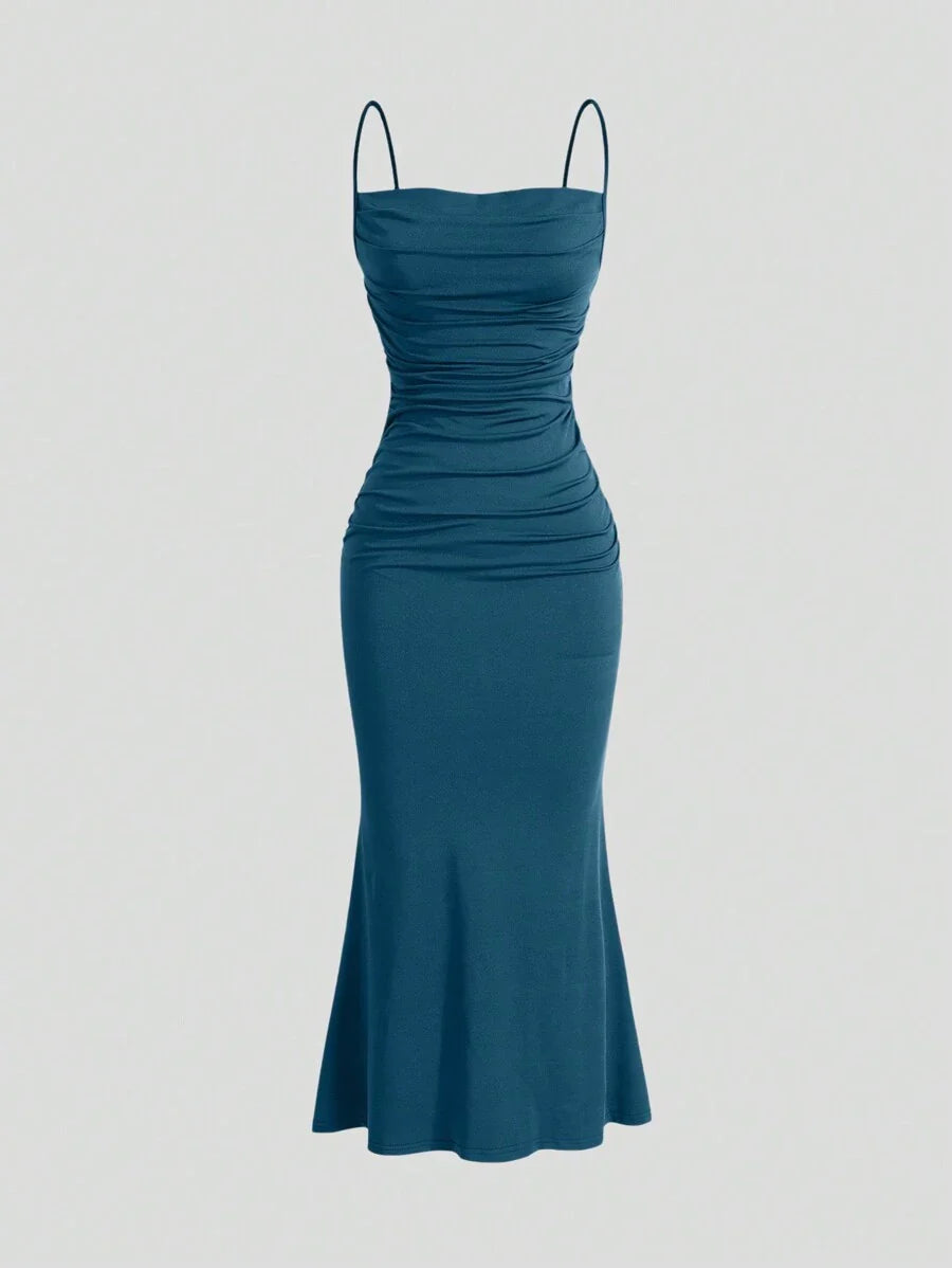 Elegant Spaghetti Strap Maxi