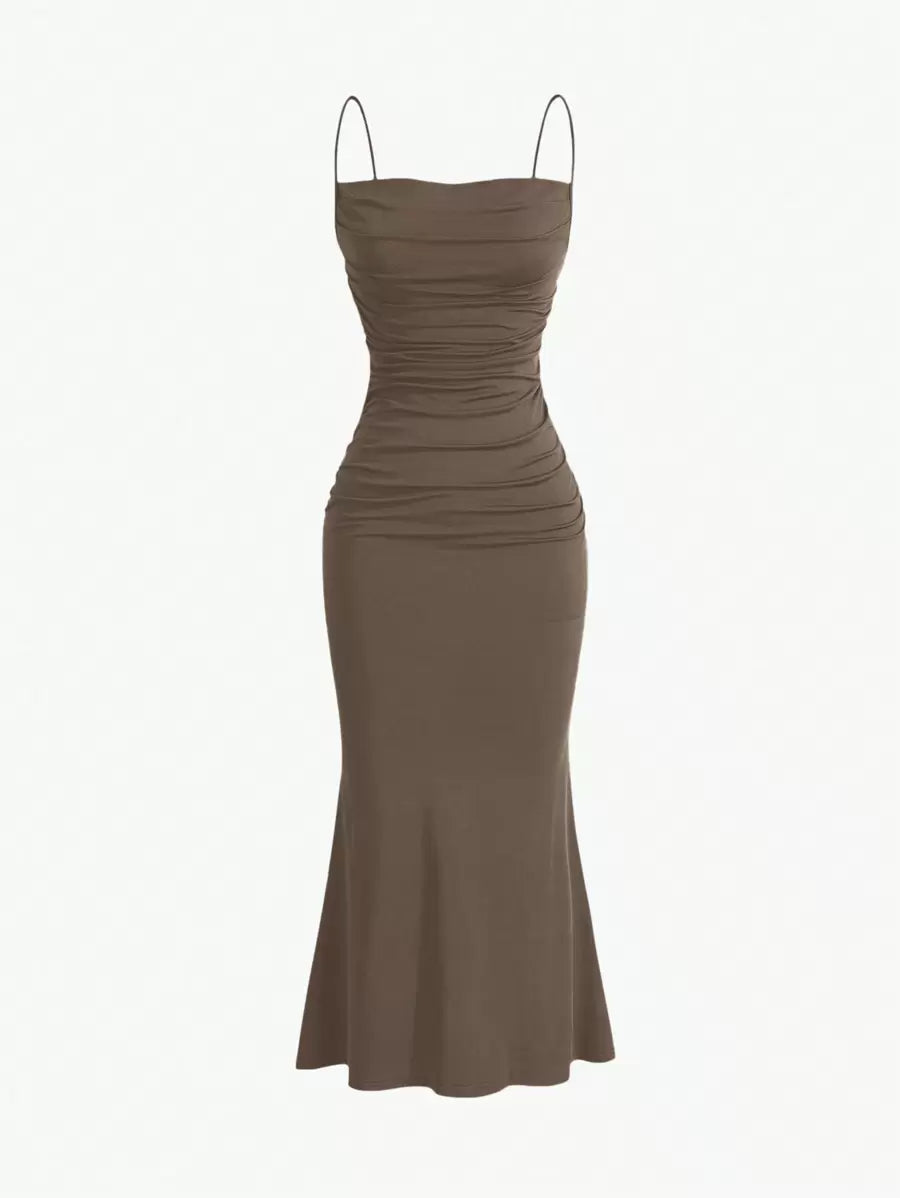 Elegant Spaghetti Strap Maxi