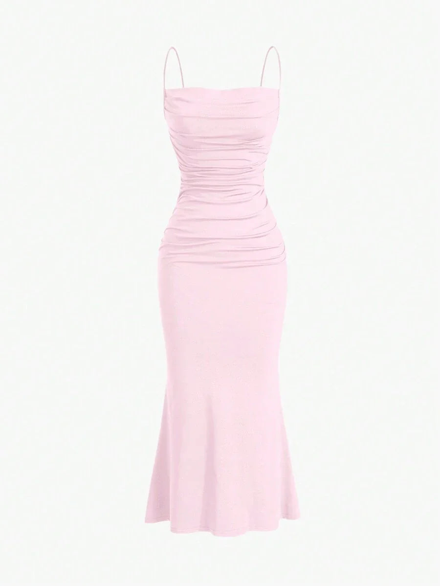 Elegant Spaghetti Strap Maxi