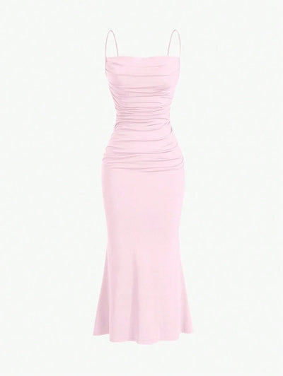 Elegant Spaghetti Strap Maxi