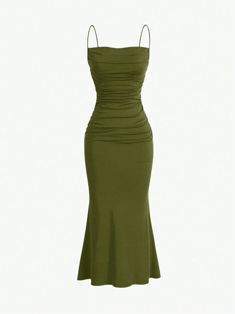 Elegant Spaghetti Strap Maxi