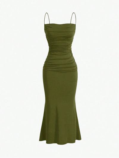 Elegant Spaghetti Strap Maxi