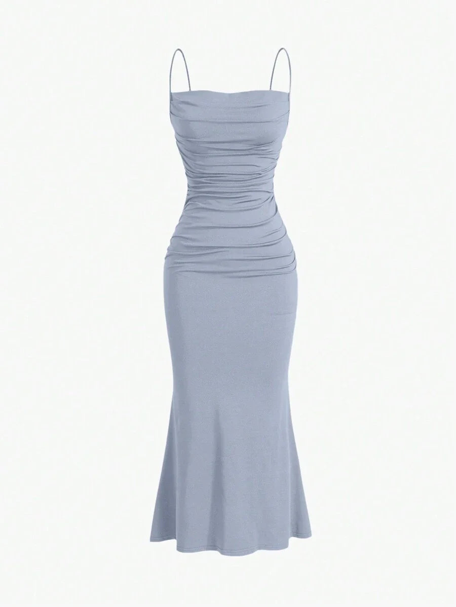 Elegant Spaghetti Strap Maxi