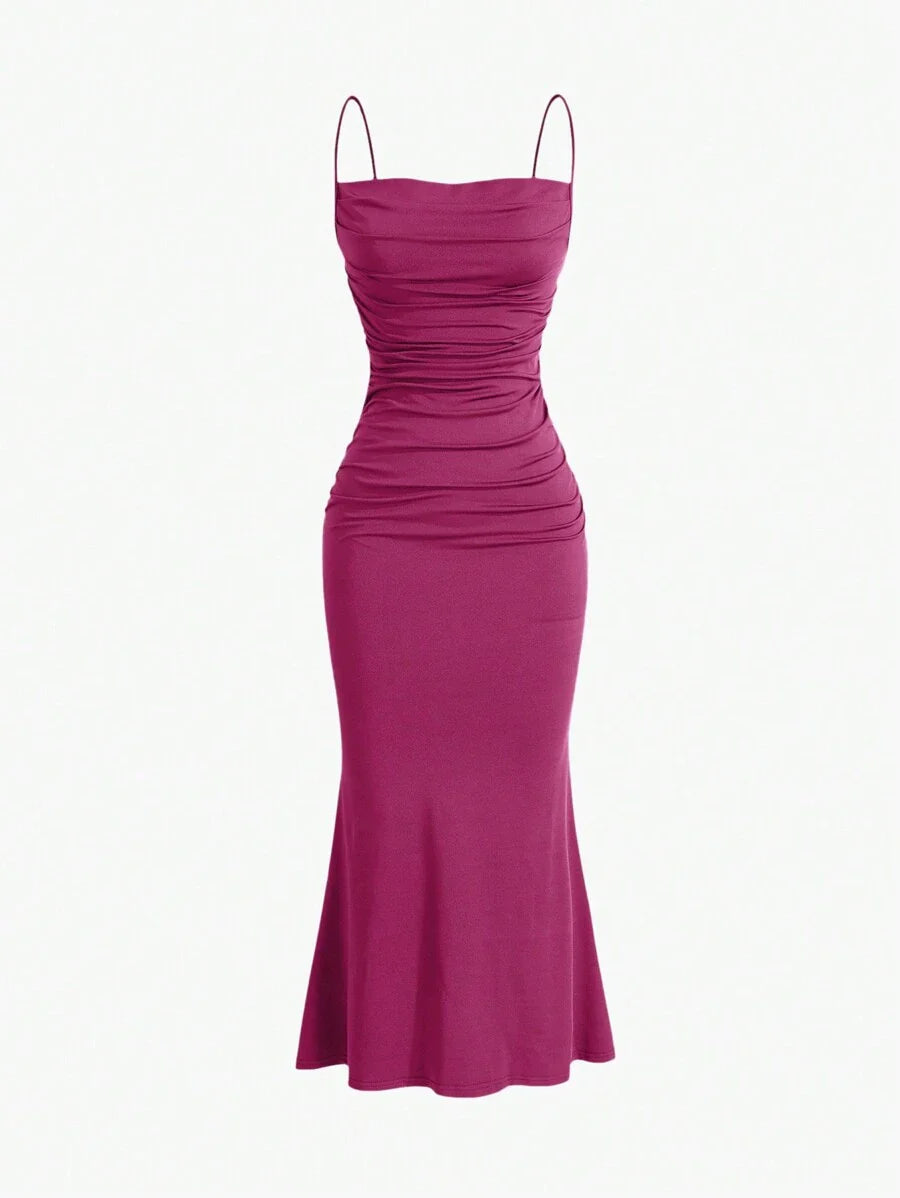 Elegant Spaghetti Strap Maxi