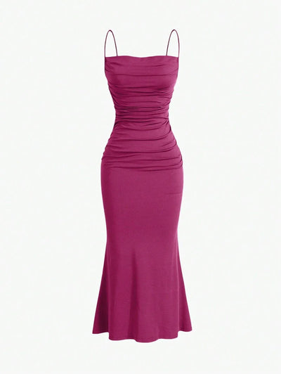 Elegant Spaghetti Strap Maxi