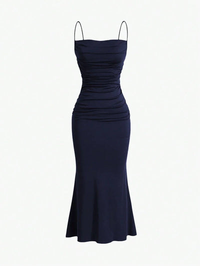 Elegant Spaghetti Strap Maxi