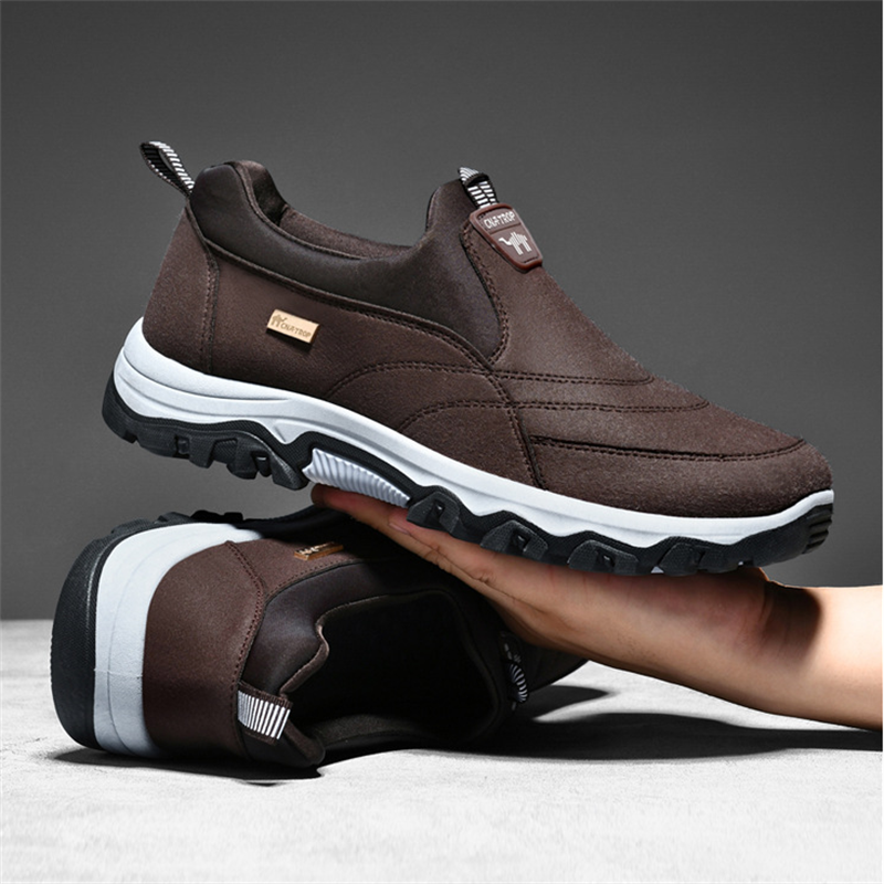 EverStride™ | Men's Orthopedic Leather Walking & Hiking Shoes