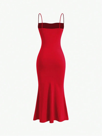 Elegant Spaghetti Strap Maxi
