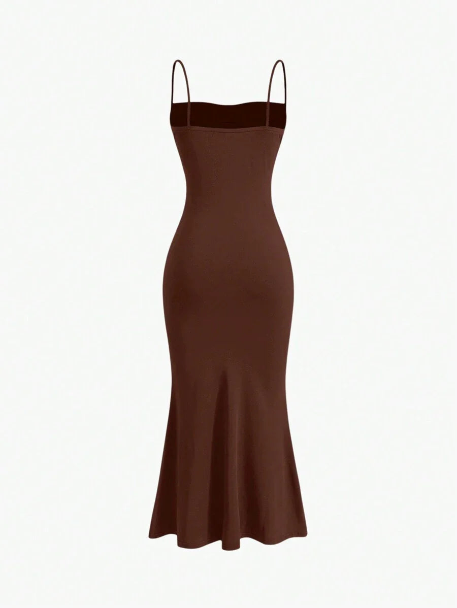 Elegant Spaghetti Strap Maxi