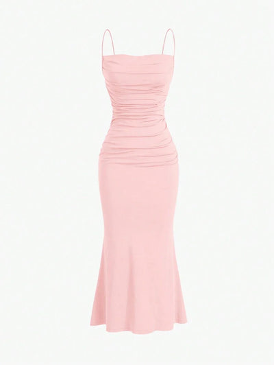 Elegant Spaghetti Strap Maxi