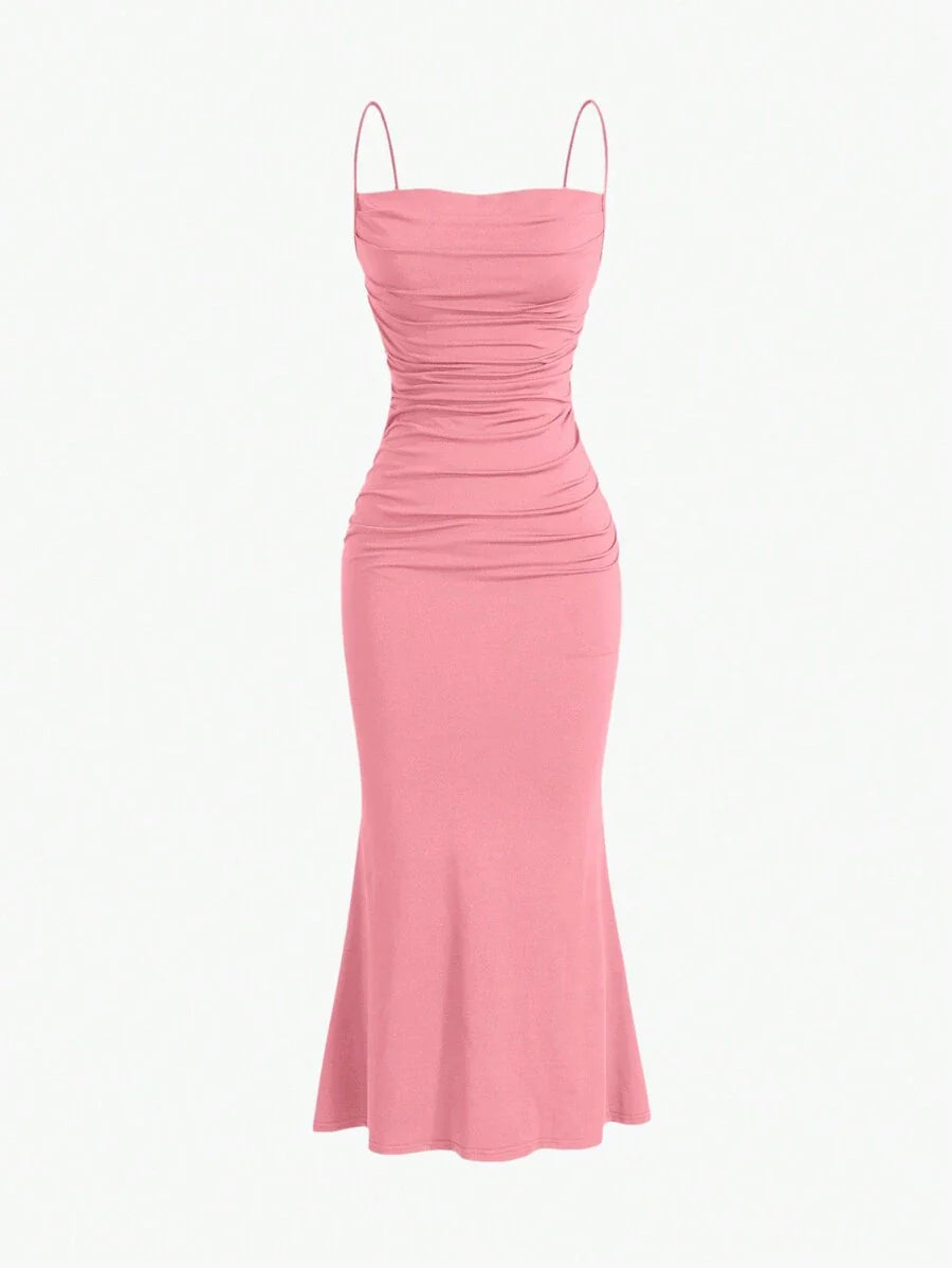 Elegant Spaghetti Strap Maxi