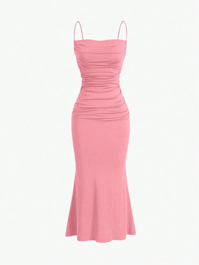 Elegant Spaghetti Strap Maxi