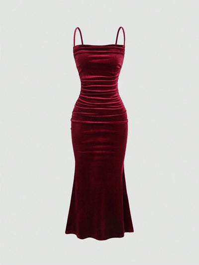 Elegant Spaghetti Strap Maxi