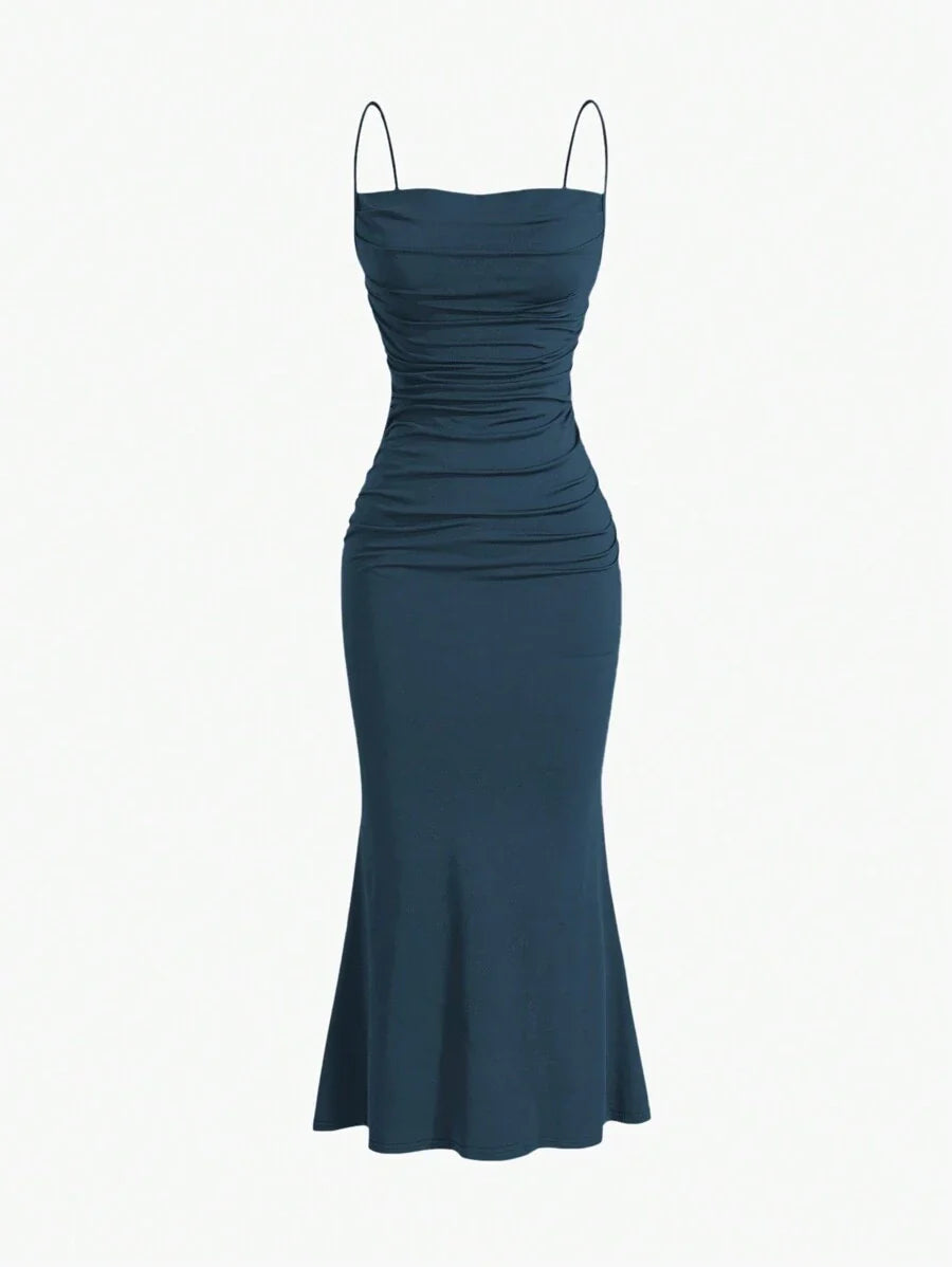 Elegant Spaghetti Strap Maxi