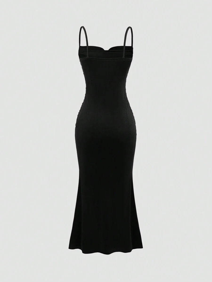 Elegant Spaghetti Strap Maxi