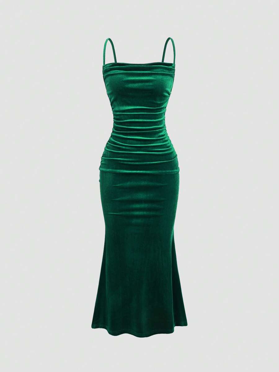Elegant Spaghetti Strap Maxi