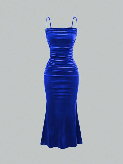 Elegant Spaghetti Strap Maxi
