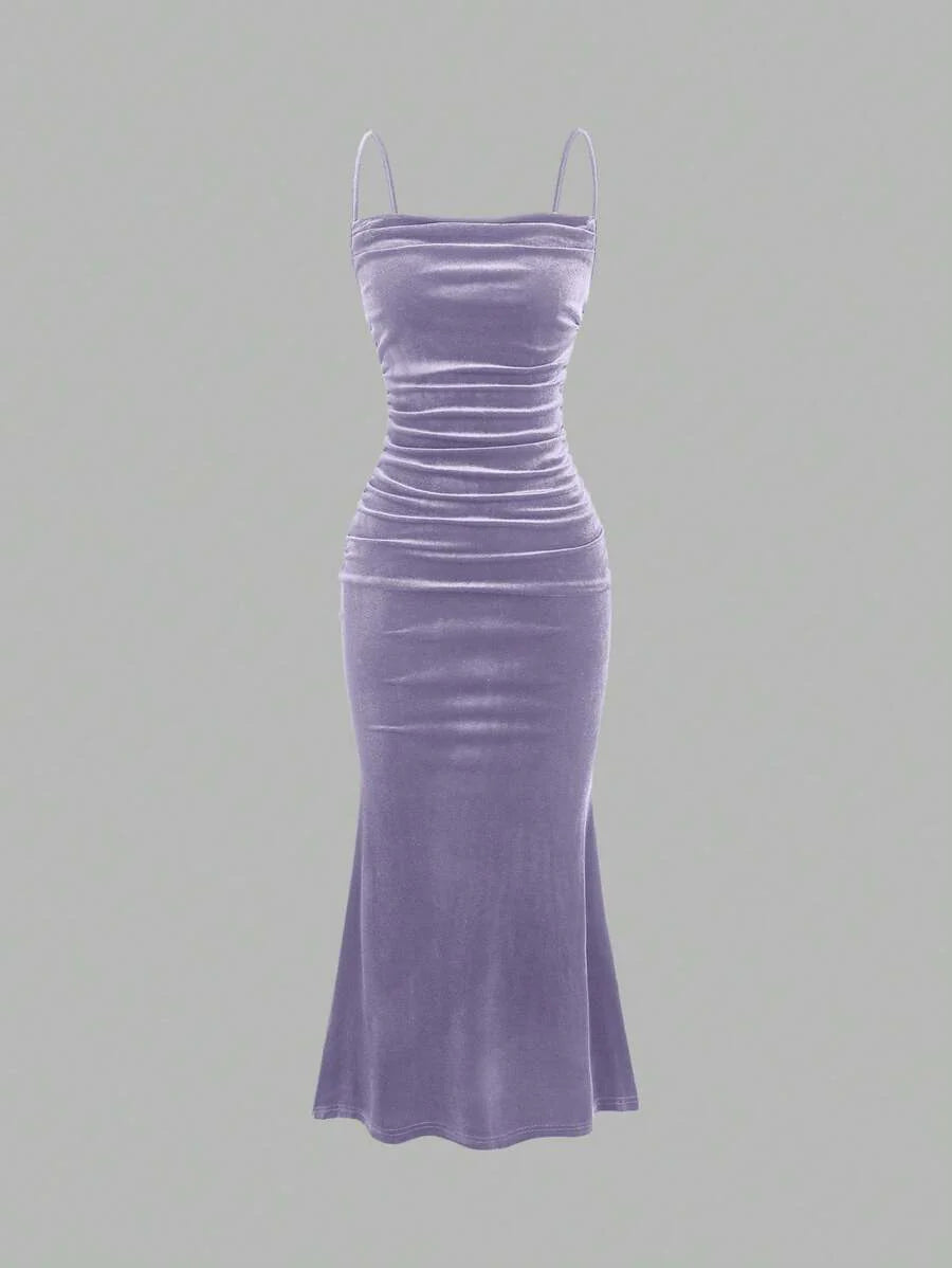 Elegant Spaghetti Strap Maxi