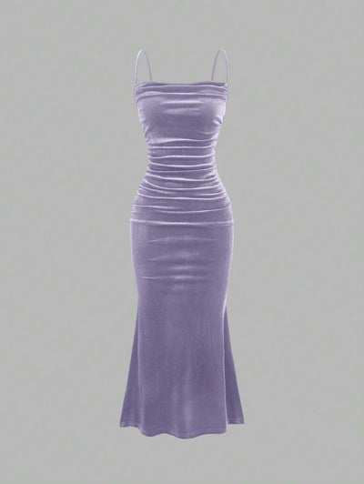 Elegant Spaghetti Strap Maxi