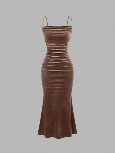 Elegant Spaghetti Strap Maxi