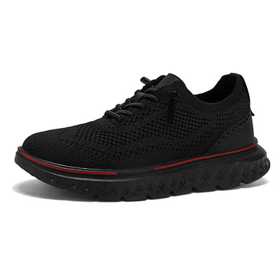 ⏰LAST DAY - 50% OFF🛒Men's Hands Free Slip On Oxford Shoes – Ultra Comfortable knitted fabric shoes, Lightweight Casual Walking Sneakers, Comfortable Dress Shoes, Mesh Urban Shoes for Business & Daily Wear