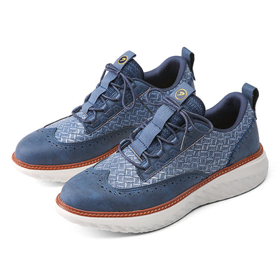 Corvian™ | Men's Comfortable Lace-Up Brogue Sneakers