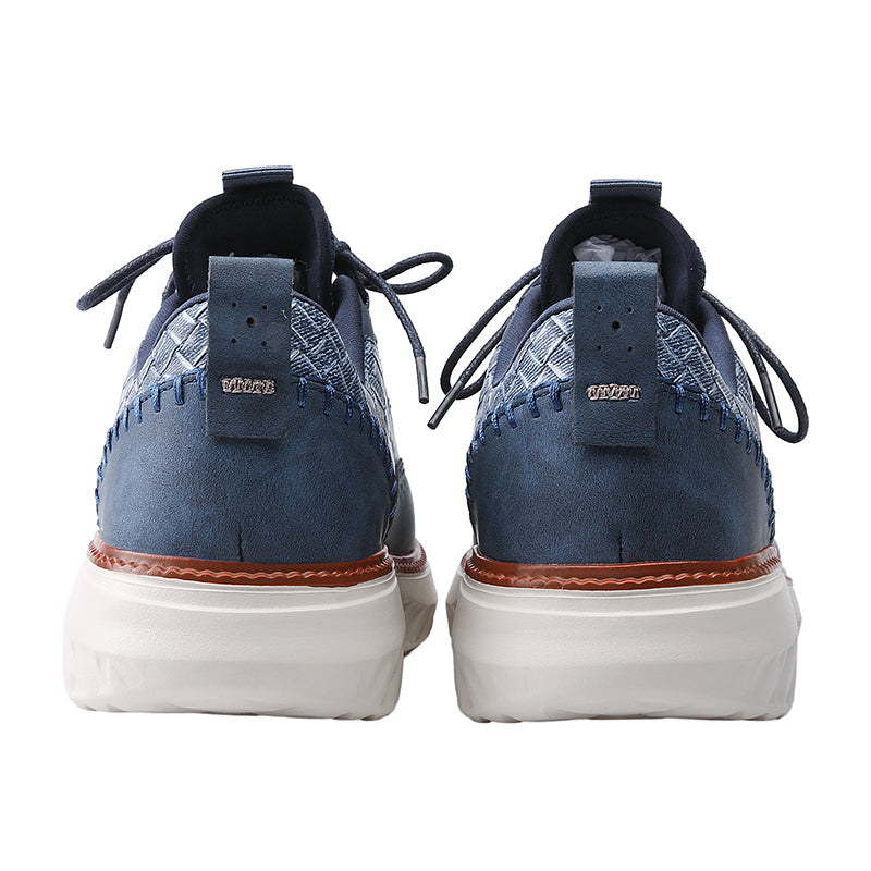 Corvian™ | Men's Comfortable Lace-Up Brogue Sneakers