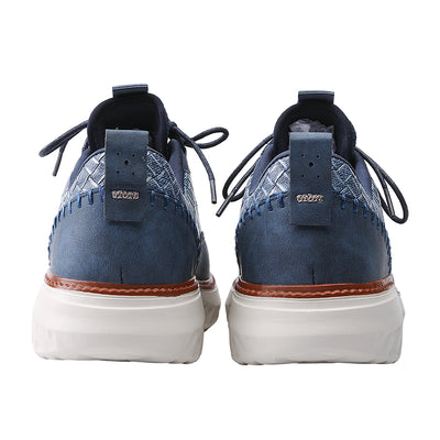 Corvian™ | Men's Comfortable Lace-Up Brogue Sneakers