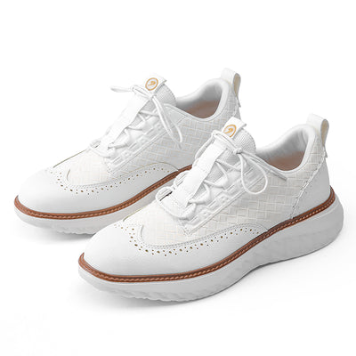 Corvian™ | Men's Comfortable Lace-Up Brogue Sneakers