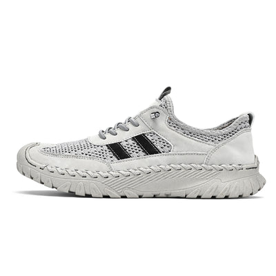 TrailEase™ | Men's Slip-On Orthopedic Leather Hiking Shoes