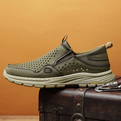 Arvanti™ | Men's Handmade Leather Walking Sneakers