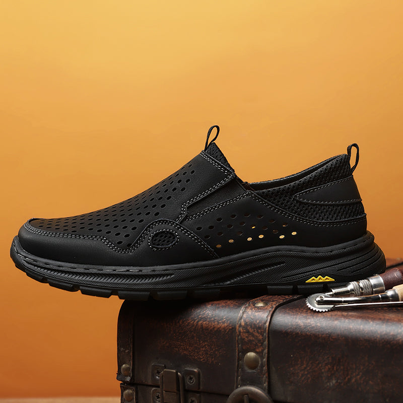 Arvanti™ | Men's Handmade Leather Walking Sneakers