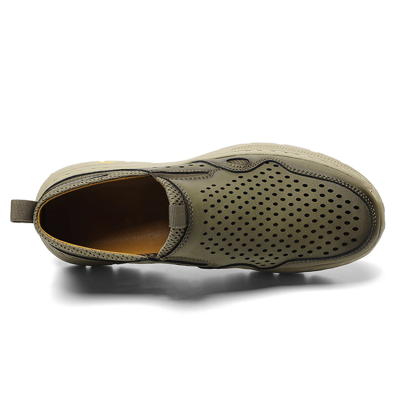 Arvanti™ | Men's Handmade Leather Walking Sneakers