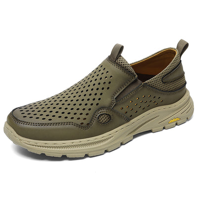 Arvanti™ | Men's Handmade Leather Walking Sneakers