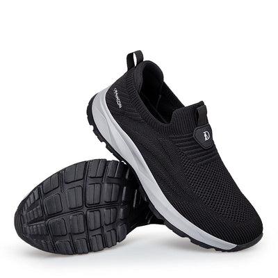 ⏰LAST DAY - 50% OFF🛒 Men's Orthopedic Slip-On Knit Sneakers – Breathable Mesh Comfort Walking Shoes, Lightweight & Supportive, Easy On/Off Casual Shoes for All-Day Pain Relief