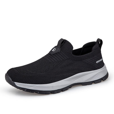 ⏰LAST DAY - 50% OFF🛒 Men's Orthopedic Slip-On Knit Sneakers – Breathable Mesh Comfort Walking Shoes, Lightweight & Supportive, Easy On/Off Casual Shoes for All-Day Pain Relief