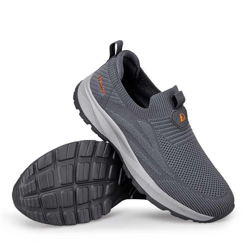 ⏰LAST DAY - 50% OFF🛒 Men's Orthopedic Slip-On Knit Sneakers – Breathable Mesh Comfort Walking Shoes, Lightweight & Supportive, Easy On/Off Casual Shoes for All-Day Pain Relief