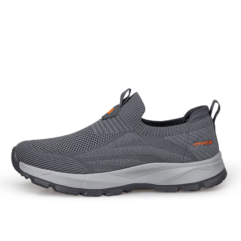 ⏰LAST DAY - 50% OFF🛒 Men's Orthopedic Slip-On Knit Sneakers – Breathable Mesh Comfort Walking Shoes, Lightweight & Supportive, Easy On/Off Casual Shoes for All-Day Pain Relief