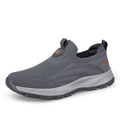 ⏰LAST DAY - 50% OFF🛒 Men's Orthopedic Slip-On Knit Sneakers – Breathable Mesh Comfort Walking Shoes, Lightweight & Supportive, Easy On/Off Casual Shoes for All-Day Pain Relief