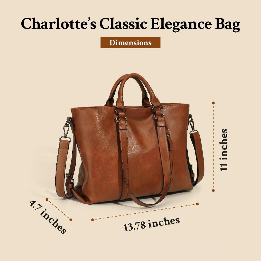 Charlotte’s Classic Elegance™ | Vintage Tote Bag