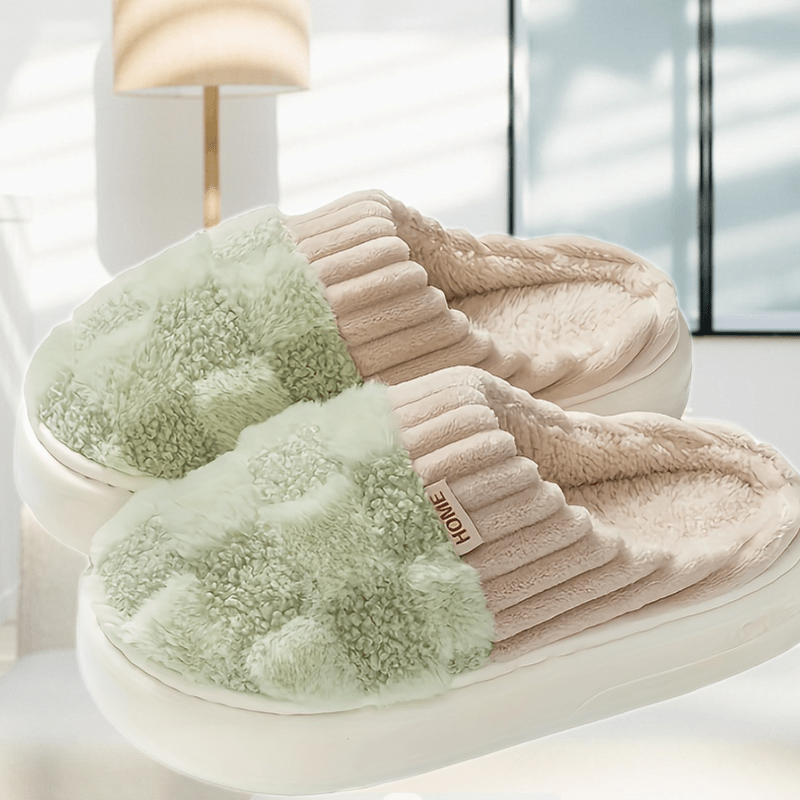 PlushEase™ Cozy Slip-On Slippers