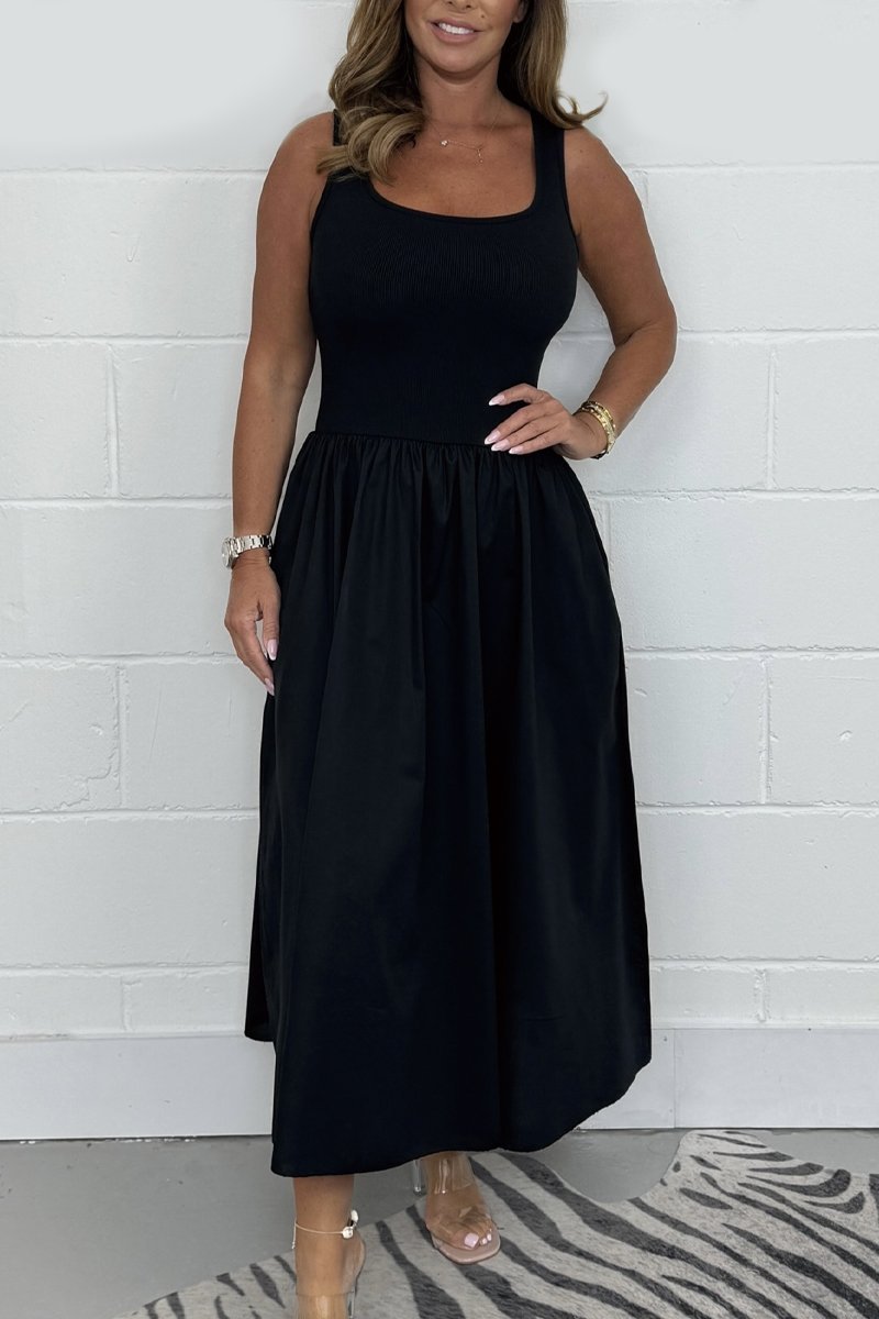 FlareGrace™ T‑Shirt Midi Dress